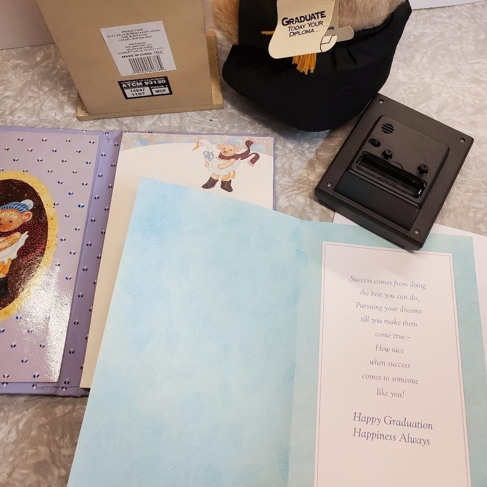 🎓🧸🎁 ✉ Graduation Gift Set - Picture 11 of 12
